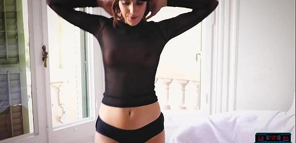 trendsPetite and natural brunette teen model Ana Maria showing off her hot body